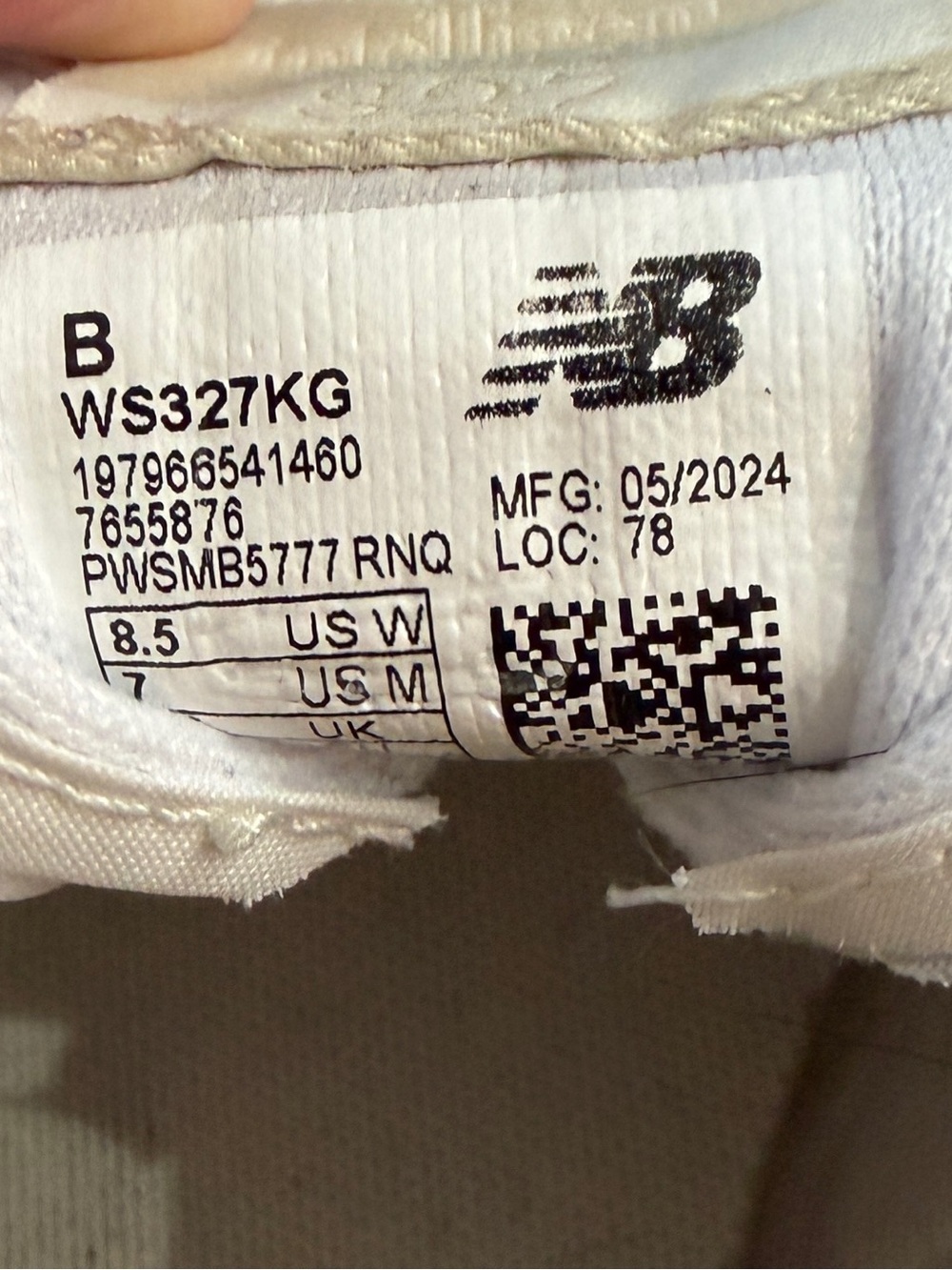 New Balance 327 Linen/Sea Salt Women’s Lace-Up Low Top Sneaker - Picture 8 of 9